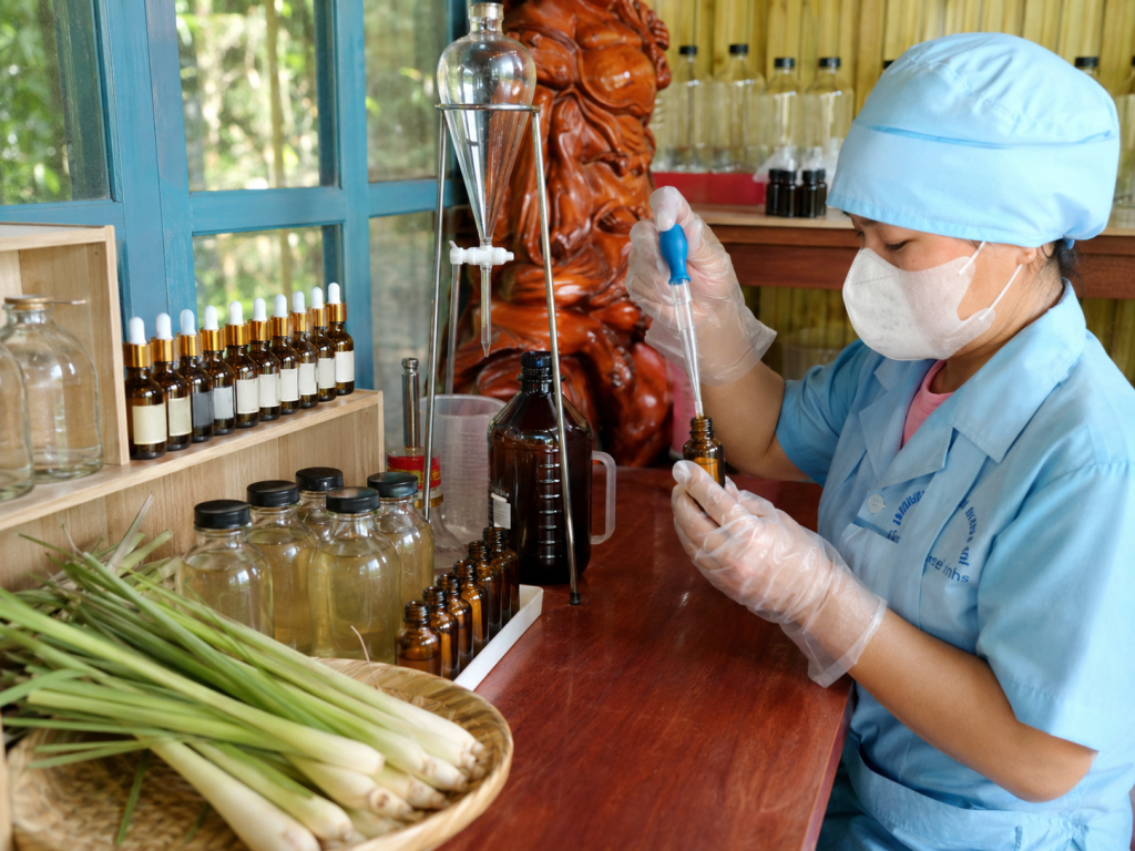 Tinh dầu Sả chanh: Hương thơm tươi mát cho không gian sống